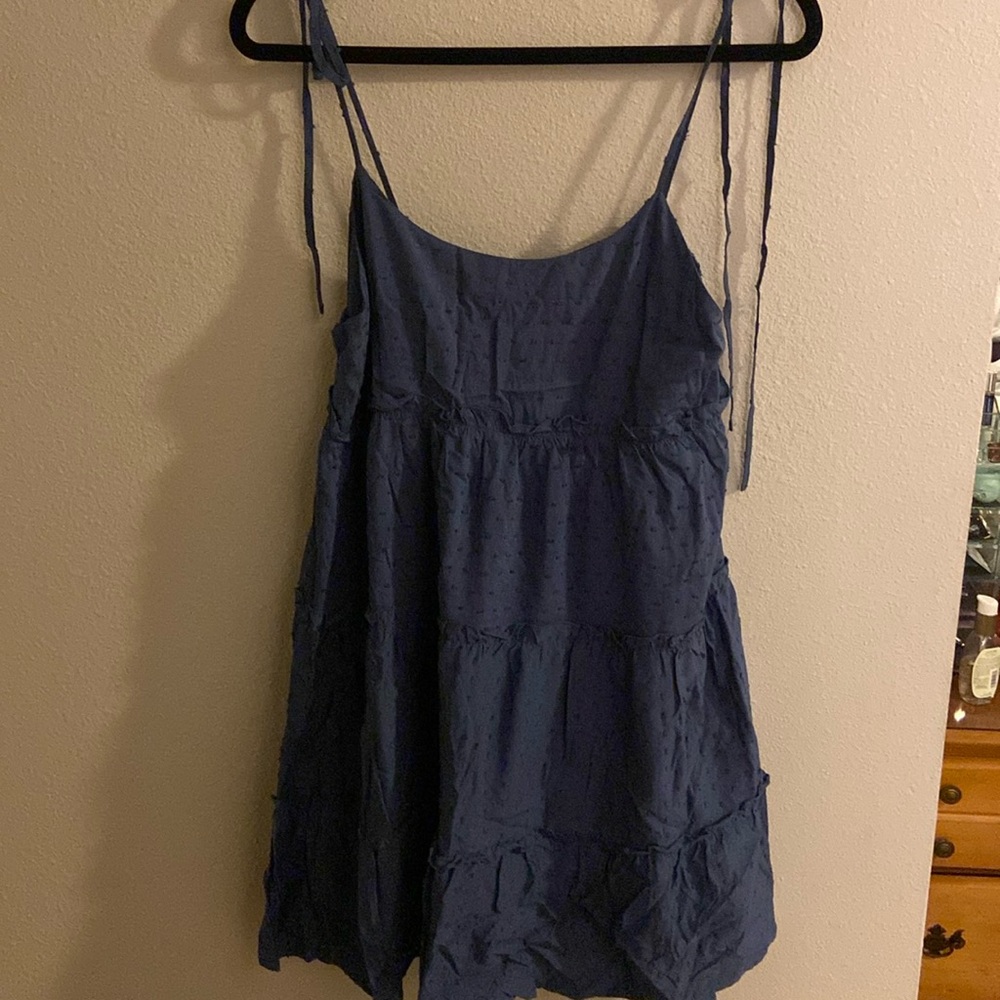SHEIN flowy blue sundress - Size: L